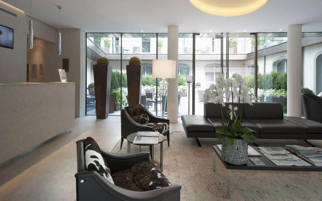 Goederenlift voor Luxe Hotel in Bergamo Alta Italië